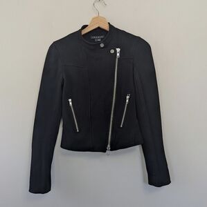 Theory Kinde Black Moto Jacket